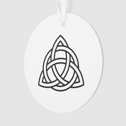 Celtic Trinity Knot Triquetra-symbool Ornament (voorkant)