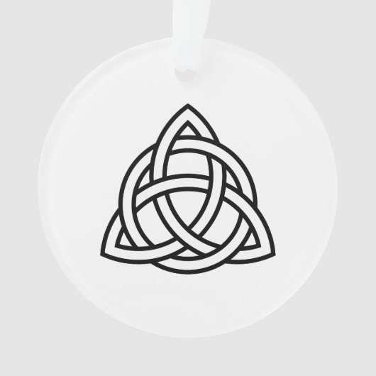 Celtic Trinity Knot Triquetra-symbool Ornament (voorkant)