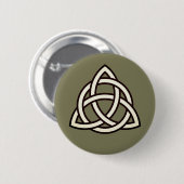 Celtic Trinity Knot Triquetra-symbool Ronde Button 5,7 Cm (Voorkant /achterkant)