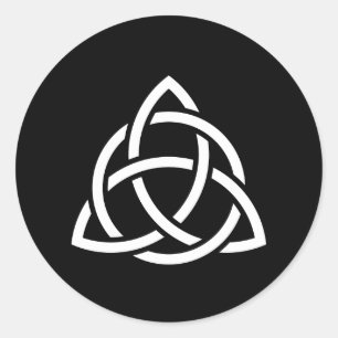Celtic Trinity Knot Triquetra-symbool Ronde Sticker