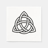Celtic Trinity Knot Triquetra-symbool Servet (Voorkant)