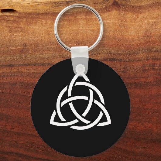 Celtic Trinity Knot Triquetra-symbool Sleutelhanger (Voorkant)