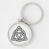 Celtic Trinity Knot Triquetra-symbool Sleutelhanger (Voorkant)