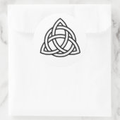 Celtic Trinity Knot Triquetra Symbool Sticker Labe (Tas)