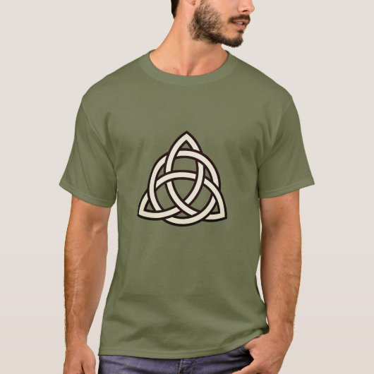 Celtic Trinity Knot Triquetra-symbool T-shirt (Voorkant)