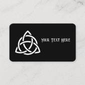 Celtic Trinity Knot Triquetra-symbool Visitekaartje (Voorkant)