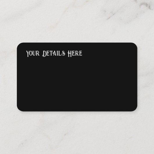 Celtic Trinity Knot Triquetra-symbool Visitekaartje (Achterkant)