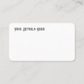 Celtic Trinity Knot Triquetra-symbool Visitekaartje (Achterkant)