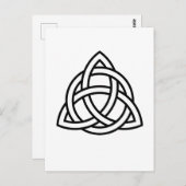 Celtic Trinity Knot Triquetra Wicca Symbol Briefkaart (Voorkant / Achterkant)