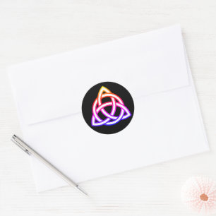Celtic Trinity Knot Triquetra Wicca Symbol Ronde Sticker