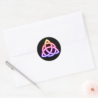 Celtic Trinity Knot Triquetra Wicca Symbol Ronde Sticker