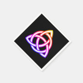 Celtic Trinity Knot Triquetra Wicca Symbol Servet (Hoek)