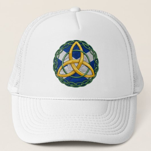Celtic Trinity Knot Trucker Pet (Voorkant)