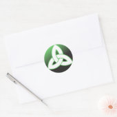 Celtic Trinity Knot Up Ronde Sticker (Envelop)