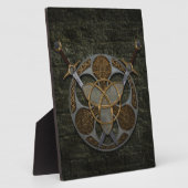 Celtic Trinity Shield Fotoplaat (Zijkant)