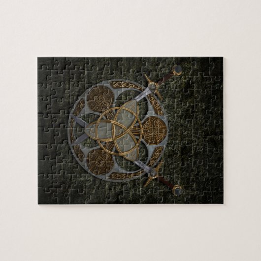 Celtic Trinity Shield Legpuzzel (Horizontaal)