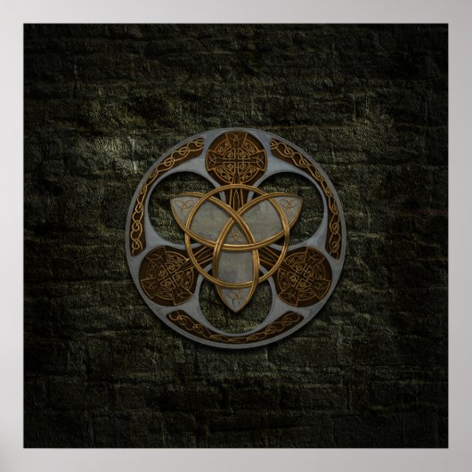 Celtic Trinity Shield Poster (Voorkant)