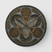 Celtic Trinity Shield Ronde Klok (Voorkant)
