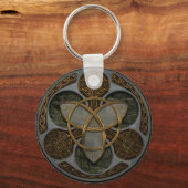 Celtic Trinity Shield Sleutelhanger (Voorkant)