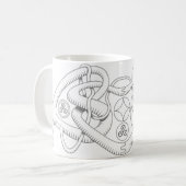 Celtic Triple Heart Mok (Voorkant links)