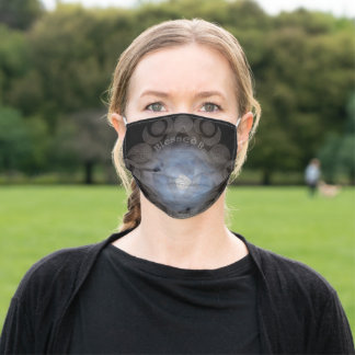 Celtic Triple Moon Goddess Mandala Stoffen Mondkapje