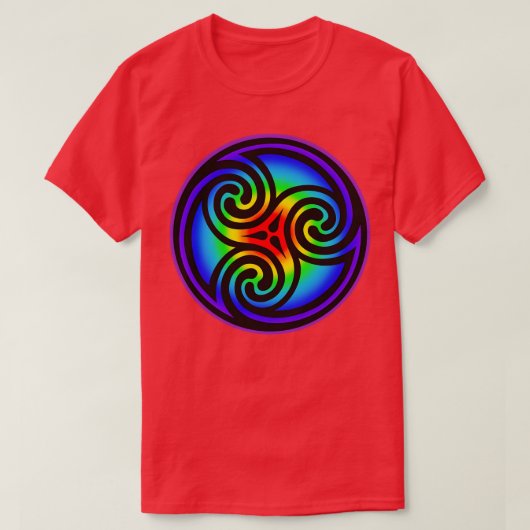 Celtic Triple Spiral T-shirt (Design voorkant)
