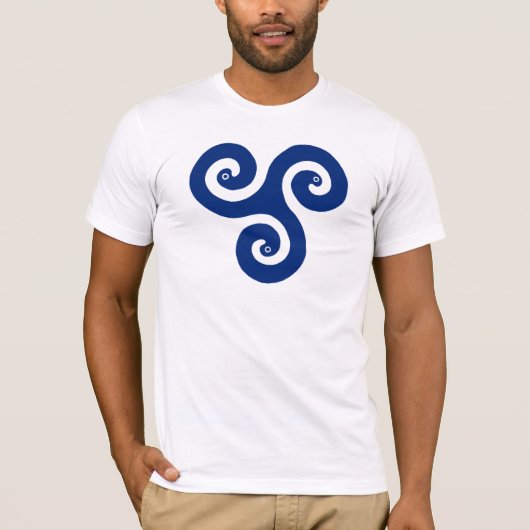 Celtic Triple Spiral T-Shirt (Voorkant)