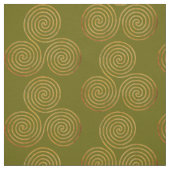 Celtic Triple Spirale One Line Gold Stof (Swatch)