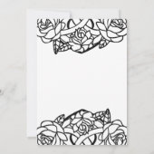 Celtic Triquetra Heart Knot Floral Handfasting Kaart (Achterkant)