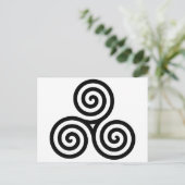 Celtic Triquetra Knot II Briefkaart (Staand voorkant)