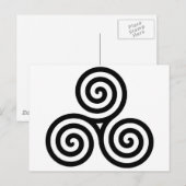 Celtic Triquetra Knot II Briefkaart (Voorkant / Achterkant)