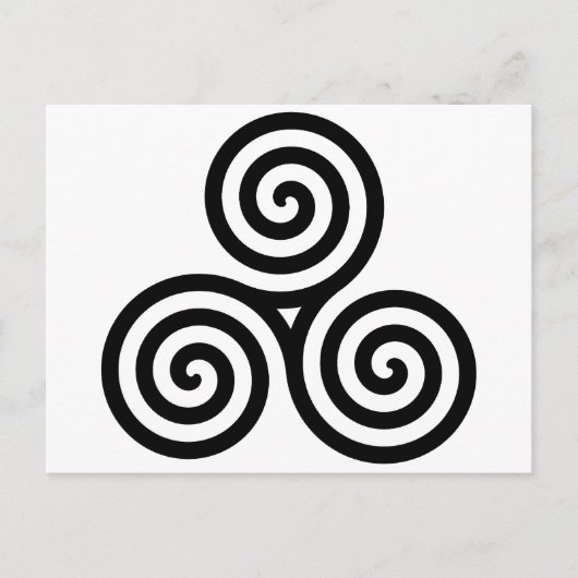 Celtic Triquetra Knot II Briefkaart (Voorkant)