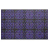 Celtic Triquetra Pattern Blues and Paars on Black Stof (Yard (91,4 cm))