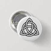 Celtic Triquetra (Trinity) Button (Voorkant /achterkant)