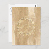 Celtic Triquetra Trinity Knot Briefkaart (Voorkant / Achterkant)