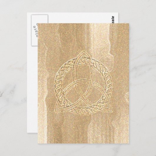 Celtic Triquetra Trinity Knot Briefkaart (Voorkant / Achterkant)