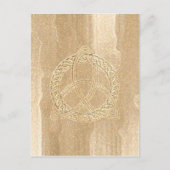 Celtic Triquetra Trinity Knot Briefkaart (Voorkant)