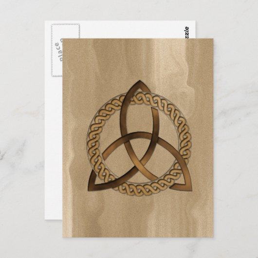 Celtic Triquetra Trinity Knot Briefkaart (Voorkant / Achterkant)