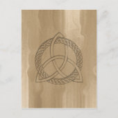 Celtic Triquetra Trinity Knot Briefkaart (Voorkant)