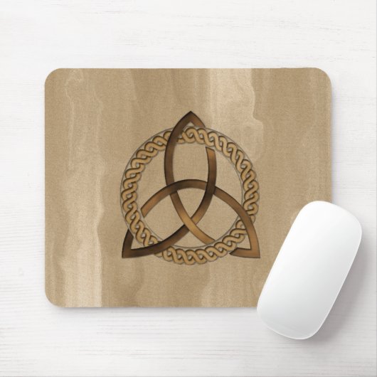Celtic Triquetra Trinity Knot Button Mousepad Muismat (Met muis)
