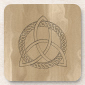Celtic Triquetra Trinity Knot Cork Onderzetter (Voorkant)