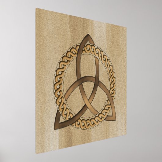 Celtic Triquetra Trinity Knot Folie Afdrukken (Laagn)