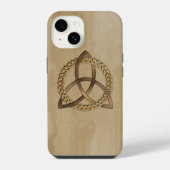 Celtic Triquetra Trinity Knot iPhone 14 Hoesje (Achterkant)