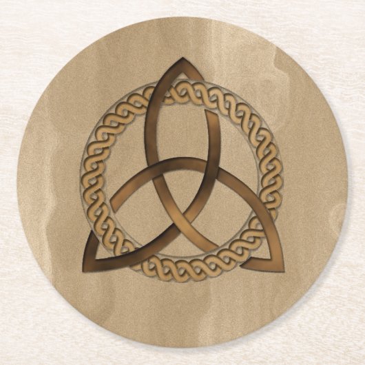 Celtic Triquetra Trinity Knot Onderzetter (Voorkant)