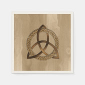 Celtic Triquetra Trinity Knot Paper Napkins Servetten (Voorkant)