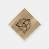 Celtic Triquetra Trinity Knot Paper Napkins Servetten (Hoek)