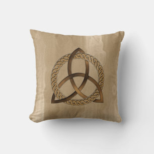 Celtic Triquetra Trinity Knot Square Pillow Kussen