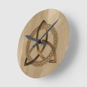 Celtic Triquetra Trinity Knot Wall klok (Hoek)
