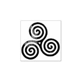 Celtic Tris antiek gold + je rug. en idee Rubberstempel (Afrduk)