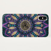 Celtic Tris Mandala iPhone X Hoesje (Achterkant (horizontaal))